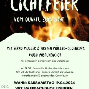 Einladung Osterfeuer